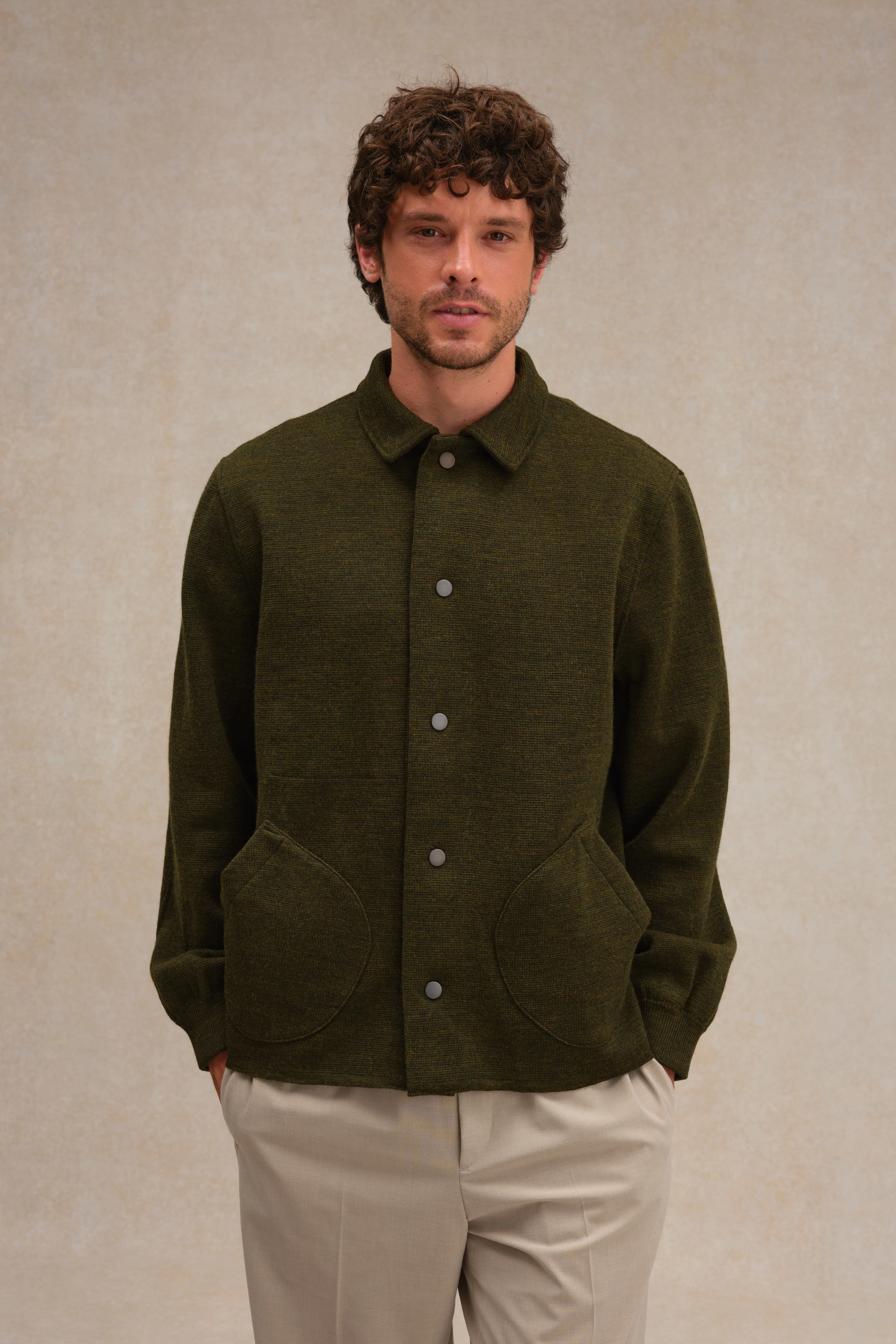 Coach jacket olive pour homme