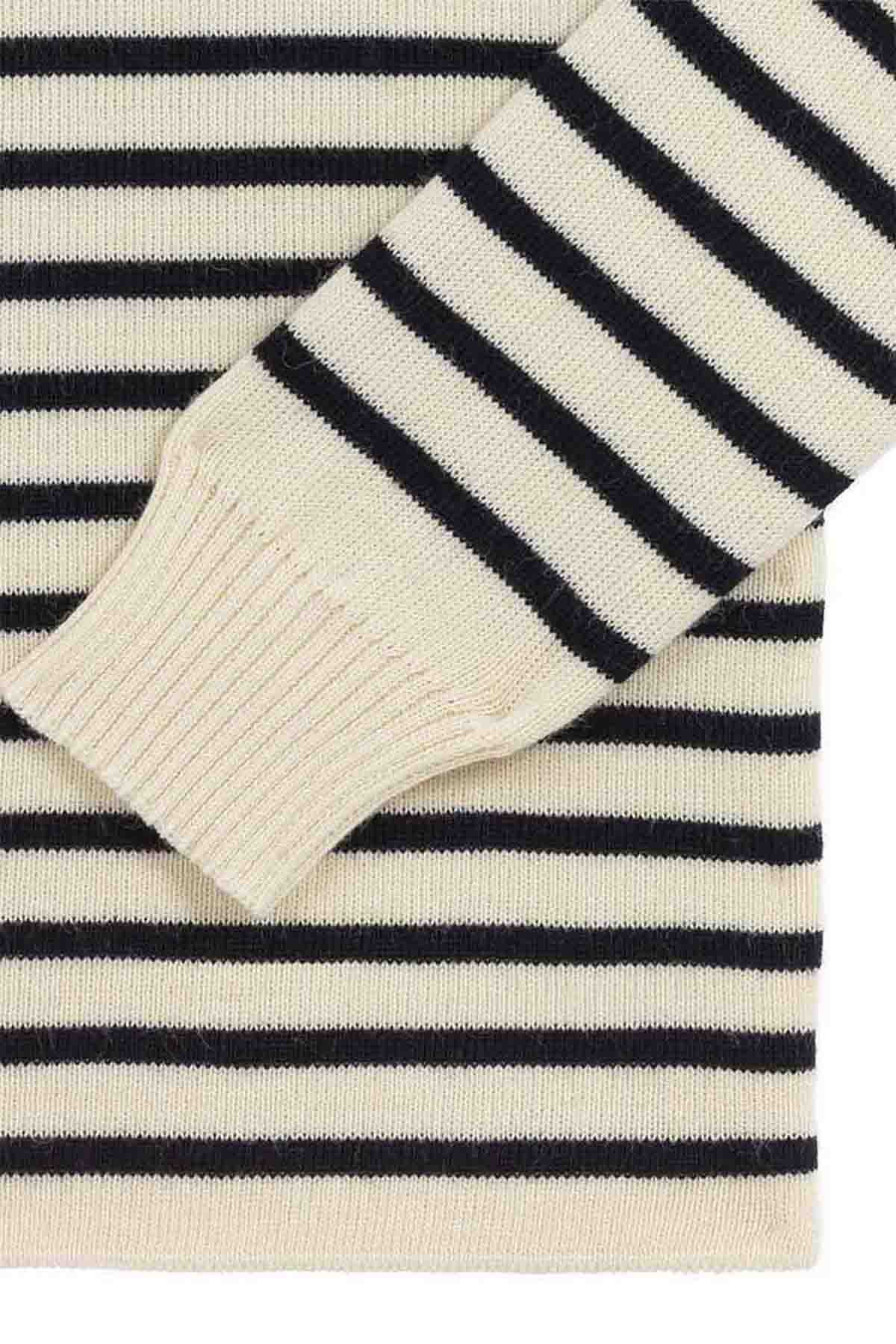 Pull marinière écru pour homme - Image 6
