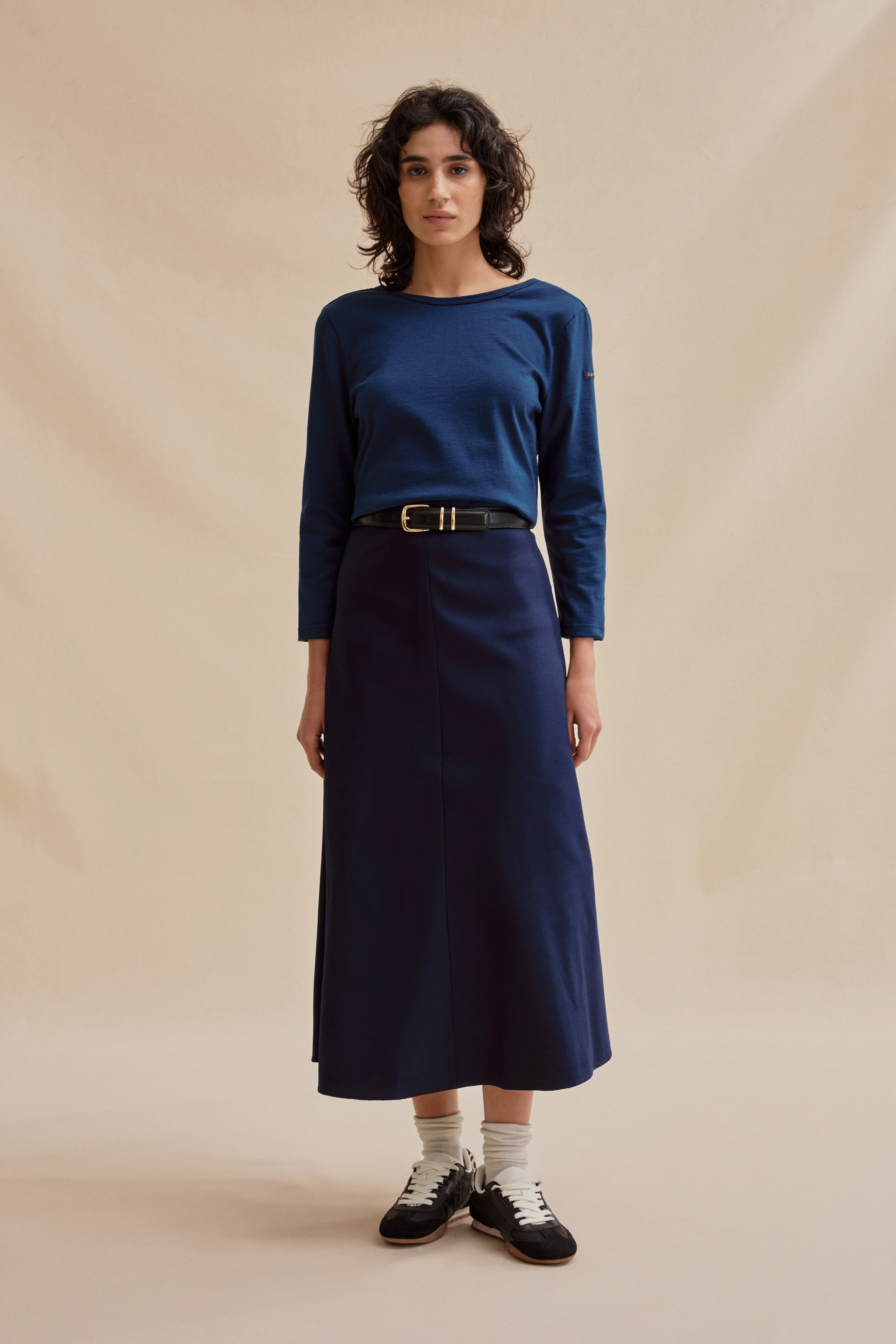 Marinière Berthe bleu marine pour femme - Image 3