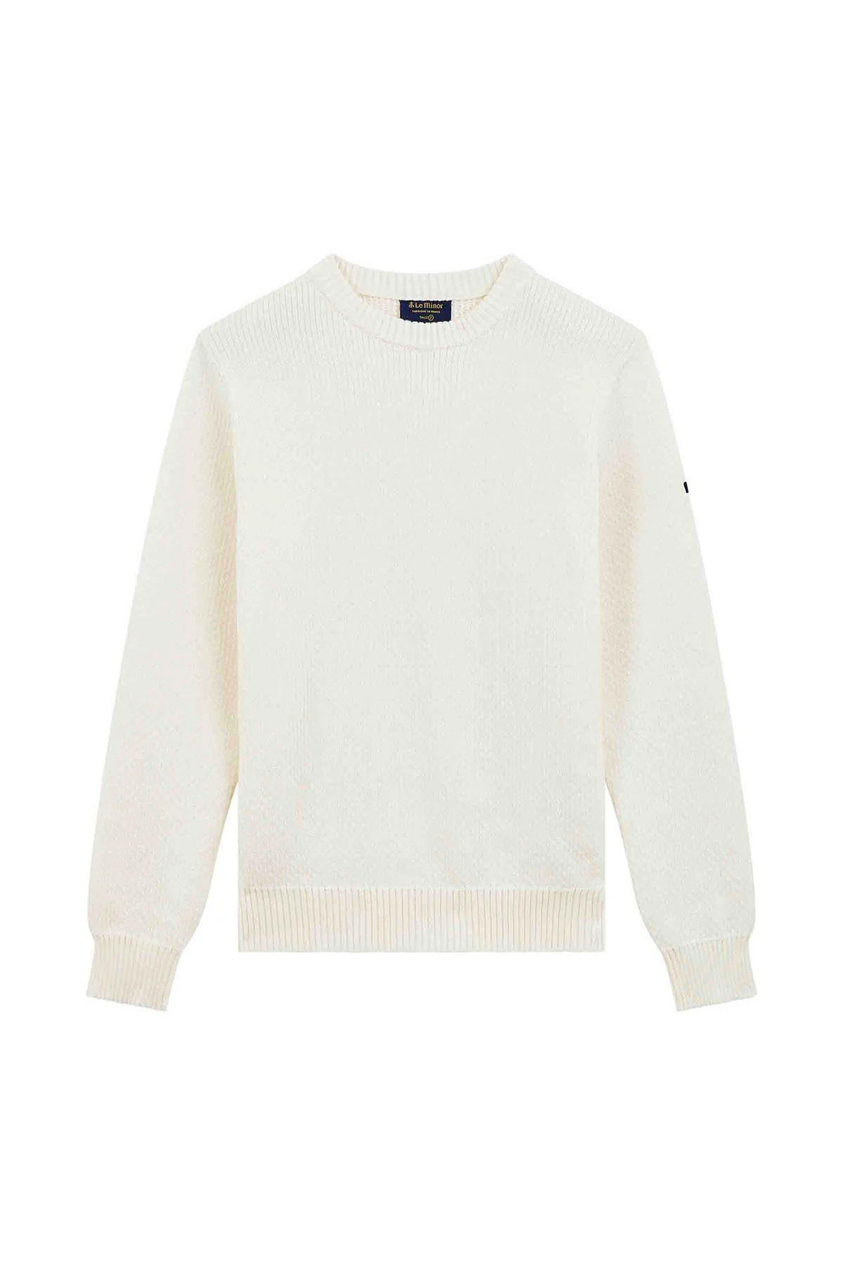 Pull col rond Norvégien écru pour femme - Image 5