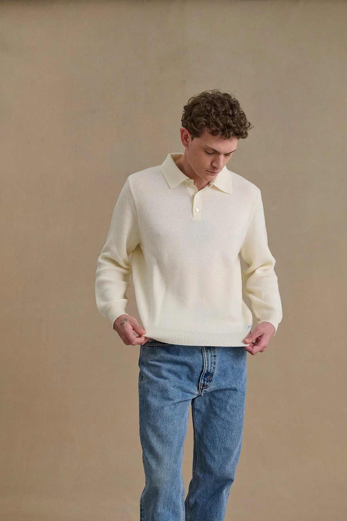Polo Ange écru pour homme - Image 4
