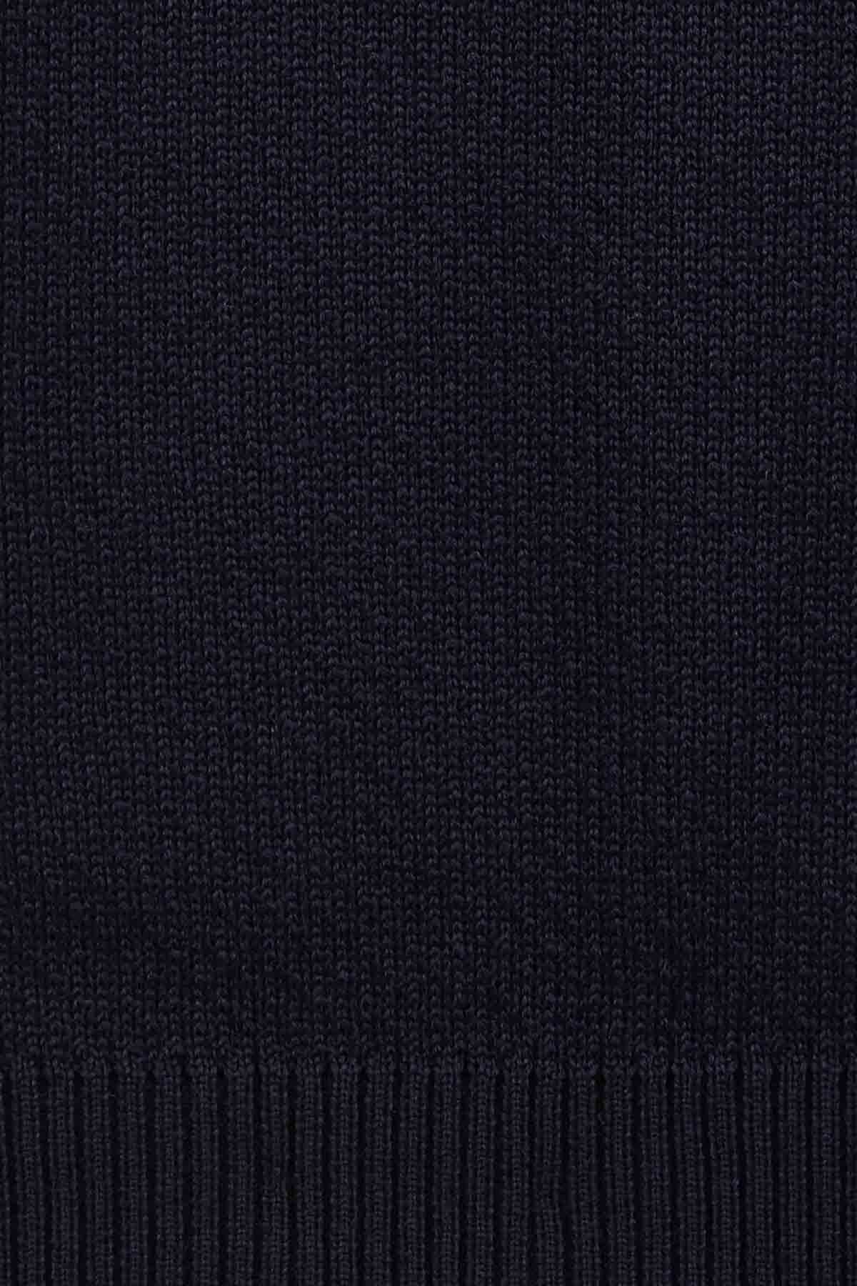Pull col rond Norvégien bleu marine pour homme - Image 8
