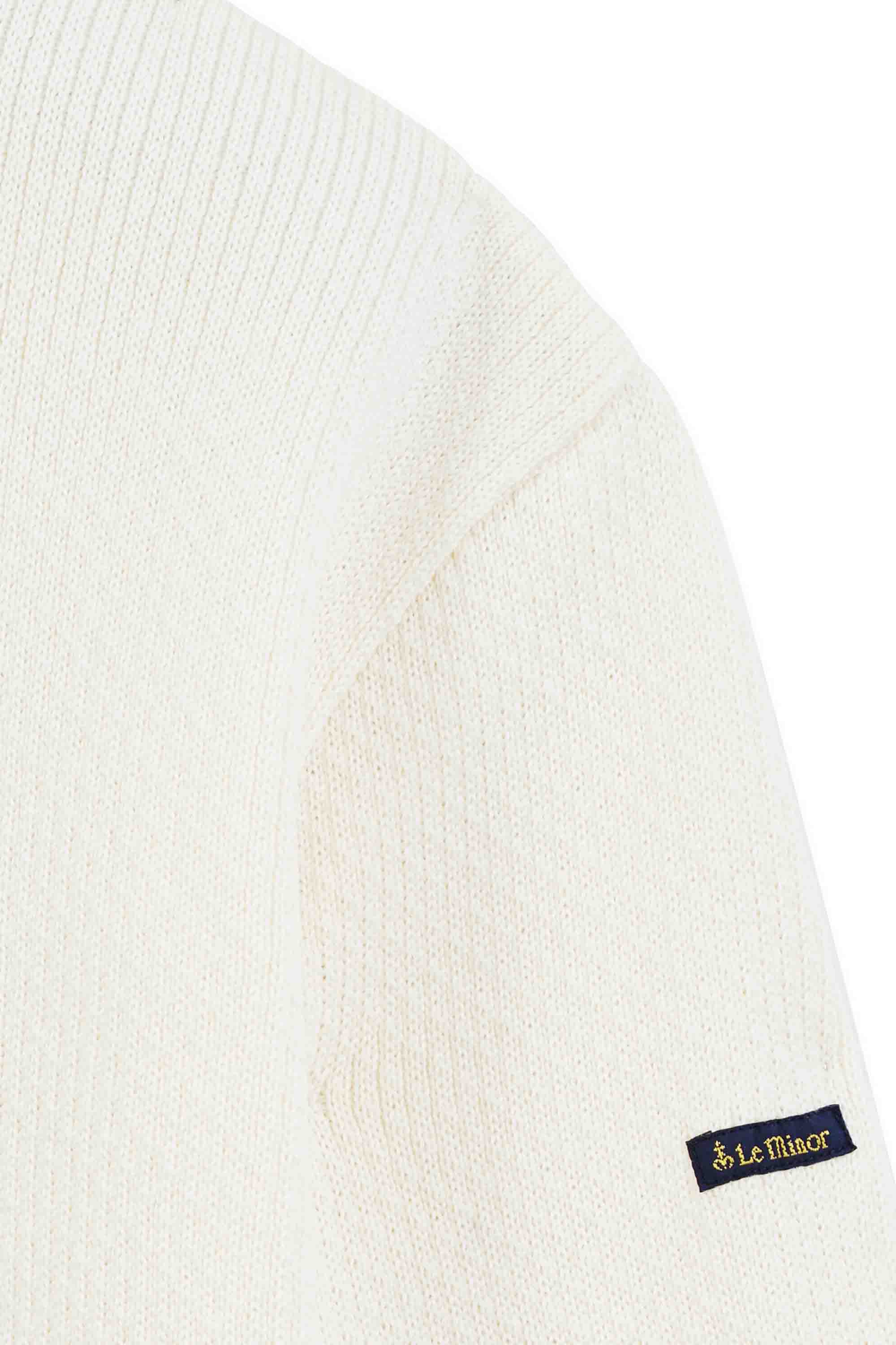 Pull col roulé Norvégien écru pour homme - Image 8