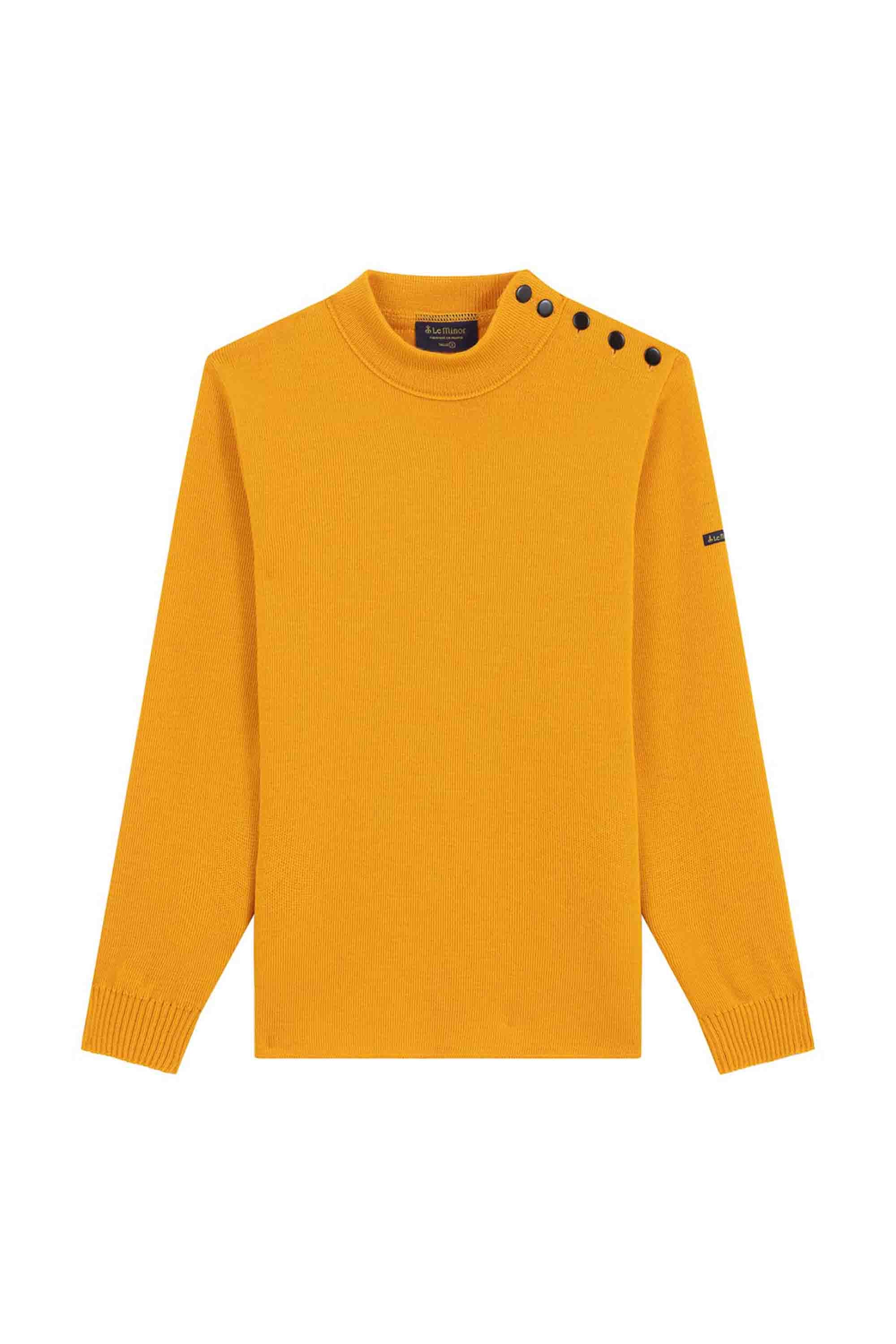 Pull marin jaune pour femme - Image 4