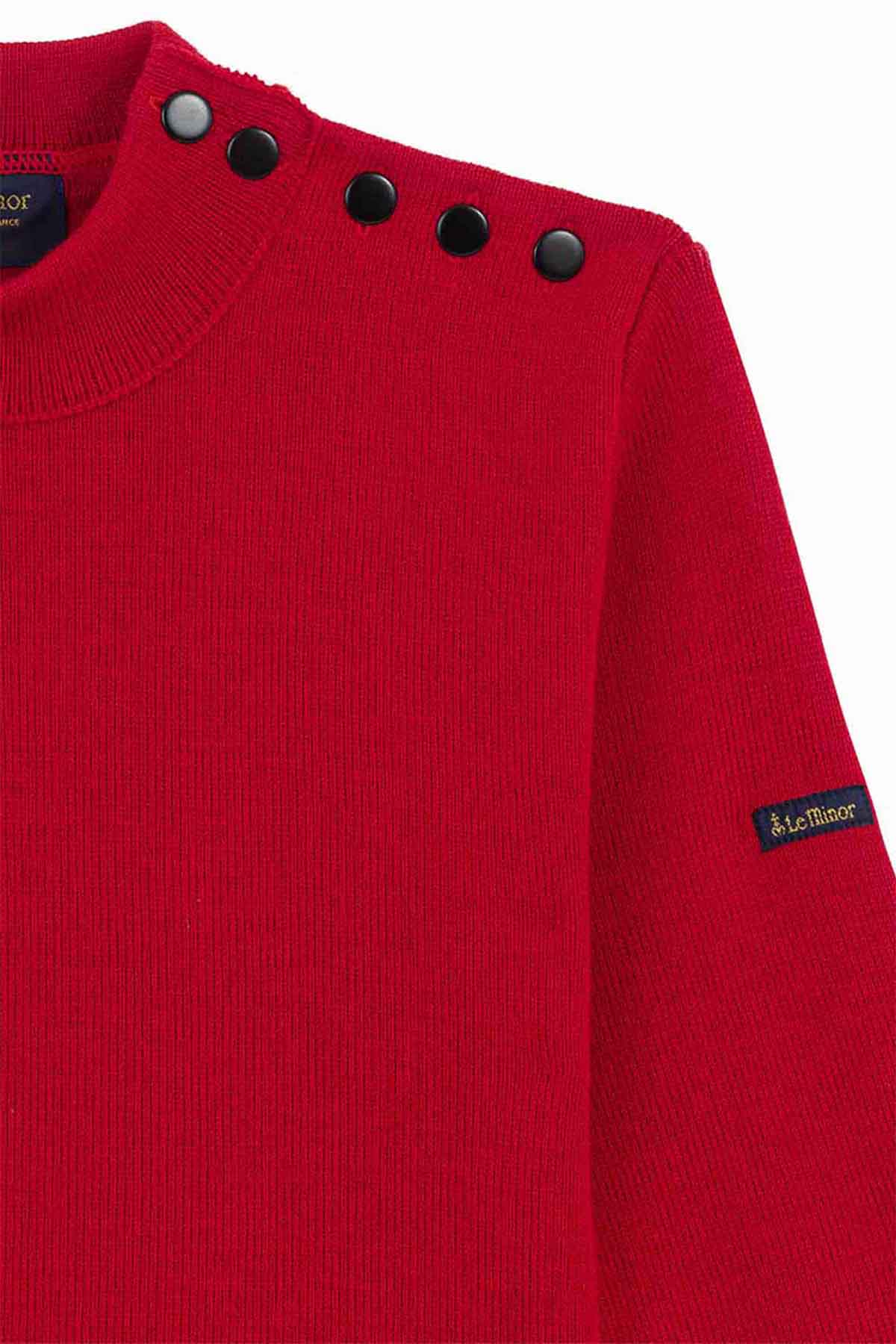 Pull marin rouge pour femme - Image 5